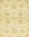 Abstract Chrome Gold Yellow Oriental Rug, abs2493