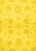 Machine Washable Oriental Yellow Traditional Rug, wshabs2493yw