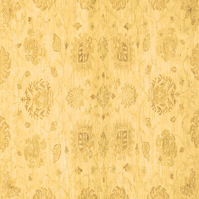 Square Oriental Brown Traditional Rug, abs2493brn