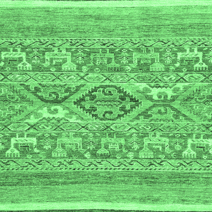 Machine Washable Abstract Emerald Green Modern Area Rugs, wshabs2494emgrn