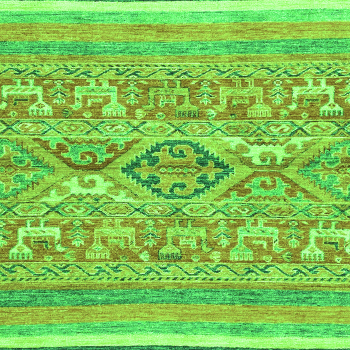Abstract Green Modern Rug, abs2494grn