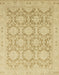 Machine Washable Abstract Gold Rug, wshabs2495