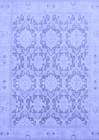 Oriental Blue Traditional Rug, abs2495blu