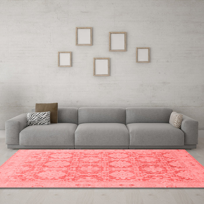 Traditional Red Washable Rugs
