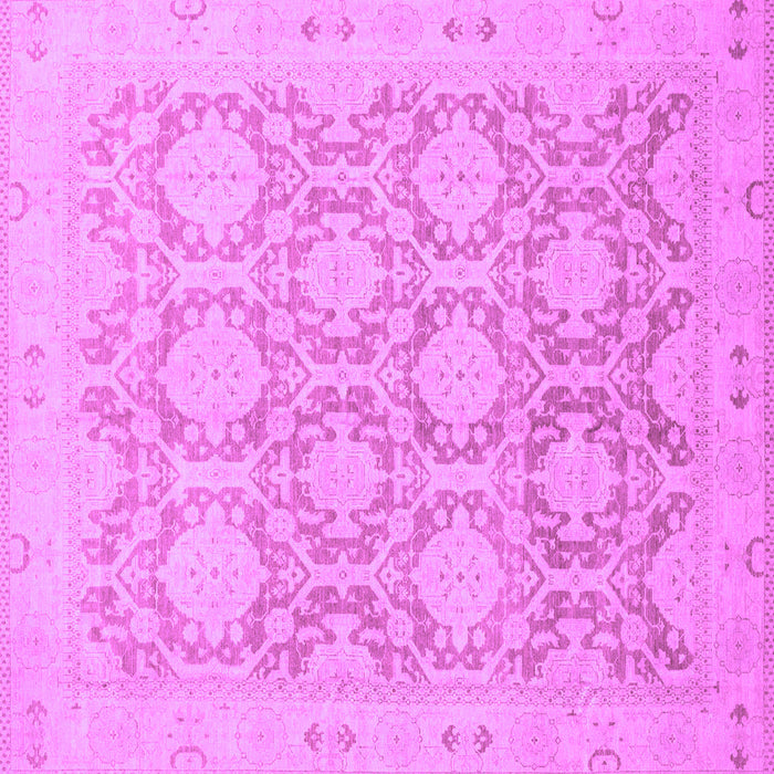 Square Oriental Purple Traditional Rug, abs2495pur
