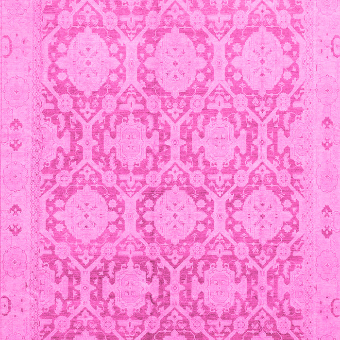 Machine Washable Oriental Pink Traditional Rug, wshabs2495pnk