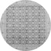 Round Oriental Gray Traditional Rug, abs2496gry