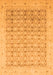 Oriental Orange Traditional Rug, abs2496org