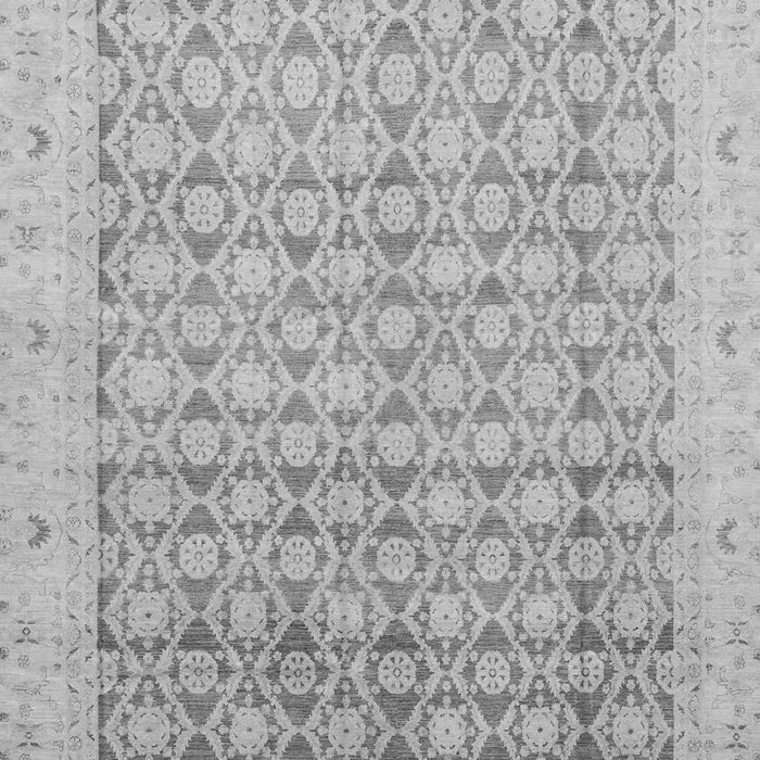 Machine Washable Oriental Gray Traditional Rug, wshabs2496gry