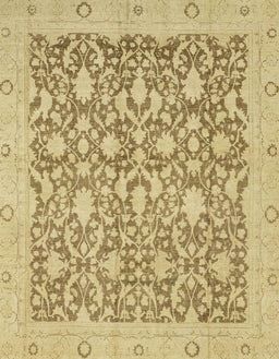 Machine Washable Abstract Cinnamon Brown Rug, wshabs2497