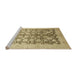 Sideview of Machine Washable Abstract Light Brown Rug, wshabs2498