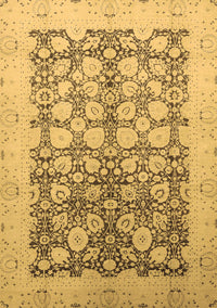 Oriental Brown Traditional Rug, abs2498brn