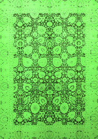 Oriental Green Traditional Rug, abs2498grn