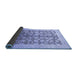 Sideview of Oriental Blue Traditional Rug, abs2498blu