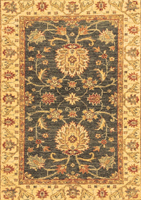 Oriental Brown Traditional Rug, abs2499brn