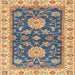 Square Abstract Puce Purple Oriental Rug, abs2499