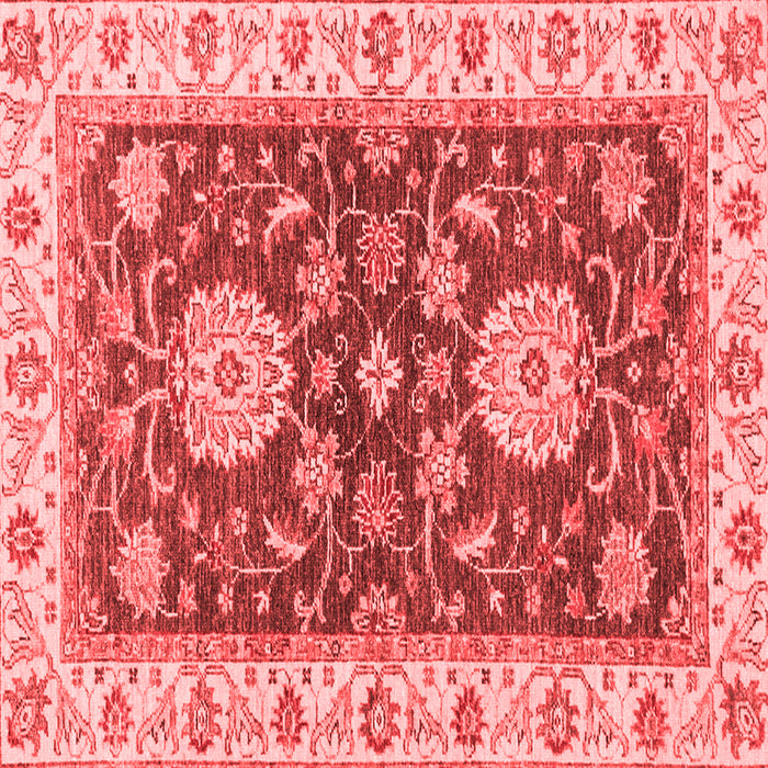 Machine Washable Oriental Red Traditional Rug, wshabs2499red