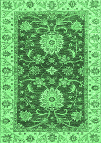 Oriental Emerald Green Traditional Rug, abs2499emgrn