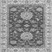 Square Machine Washable Oriental Gray Traditional Rug, wshabs2499gry