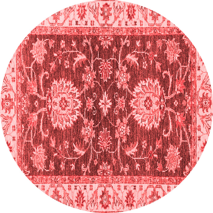 Machine Washable Oriental Red Traditional Rug, wshabs2499red