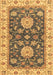 Machine Washable Oriental Brown Traditional Rug, wshabs2499brn