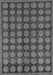 Abstract Gray Modern Rug, abs249gry