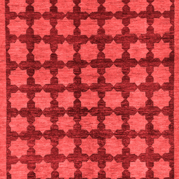 Abstract Red Modern Area Rugs