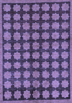 Abstract Blue Modern Rug, abs249blu