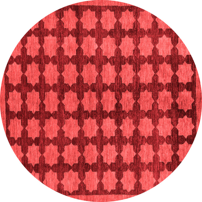 Machine Washable Abstract Red Modern Rug, wshabs249red