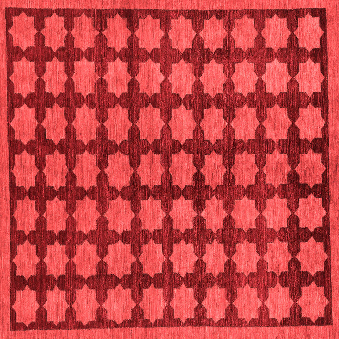 Machine Washable Abstract Red Modern Rug, wshabs249red