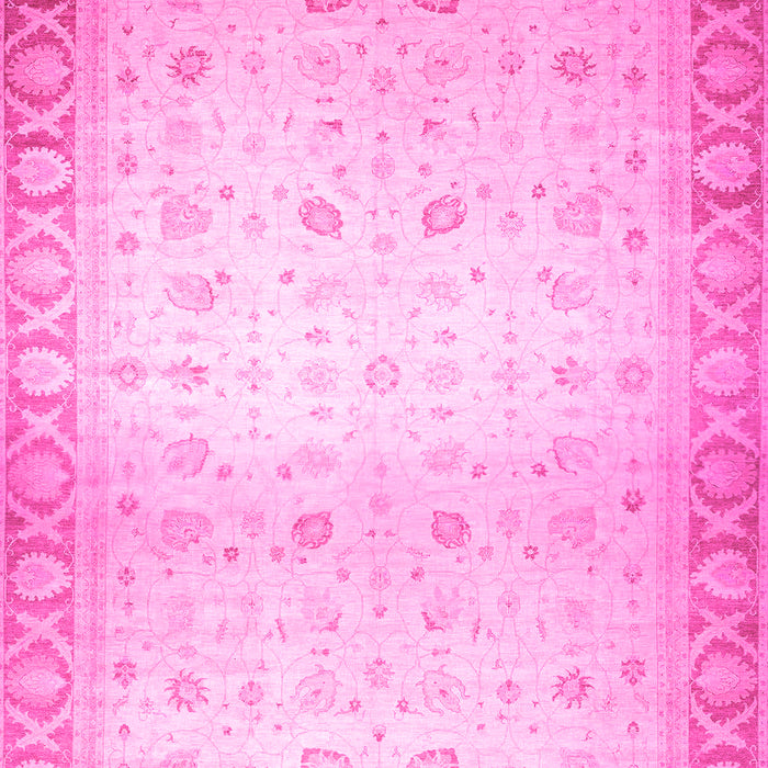 Machine Washable Abstract Pink Modern Rug, wshabs24pnk