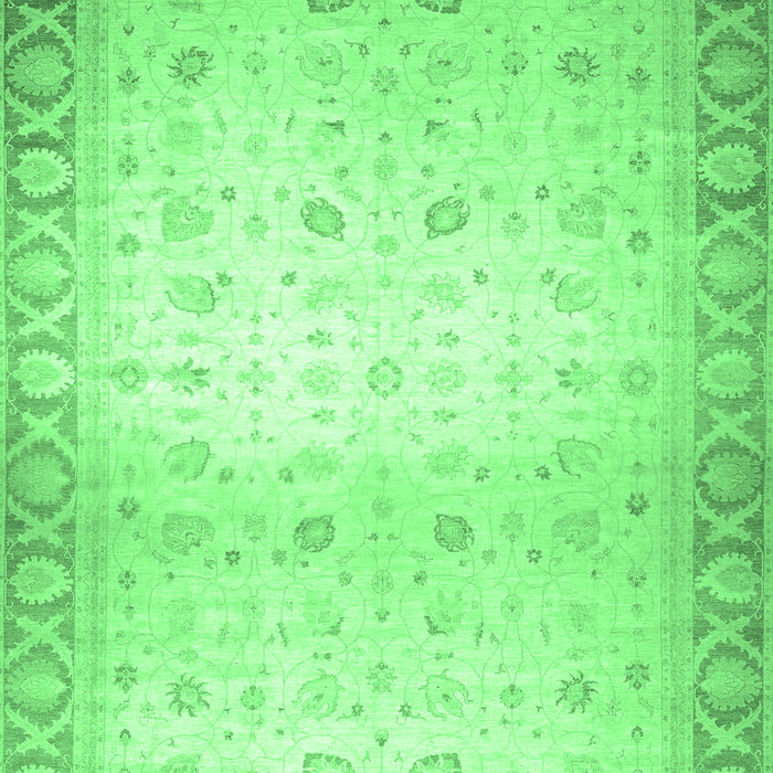 Abstract Emerald Green Modern Rug, abs24emgrn