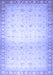 Machine Washable Abstract Blue Modern Rug, wshabs24blu