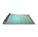 Sideview of Abstract Light Blue Modern Rug, abs24lblu