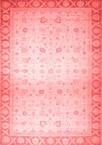 Abstract Red Modern Rug, abs24red