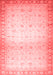 Abstract Red Modern Area Rugs