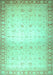 Abstract Turquoise Modern Rug, abs24turq