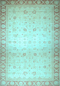 Abstract Light Blue Modern Rug, abs24lblu