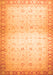 Abstract Orange Modern Rug, abs24org