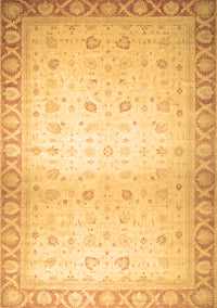 Abstract Brown Modern Rug, abs24brn