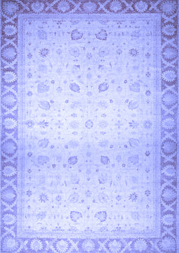Abstract Blue Modern Rug, abs24blu