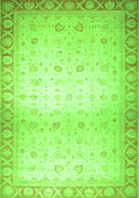 Abstract Green Modern Rug, abs24grn