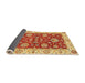 Sideview of Abstract Red Oriental Rug, abs2500