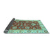 Sideview of Oriental Light Blue Traditional Rug, abs2500lblu