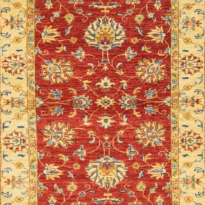 Machine Washable Abstract Fire Red Rug, wshabs2500