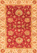 Oriental Orange Traditional Rug, abs2500org