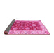 Sideview of Oriental Pink Traditional Rug, abs2500pnk