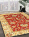 Abstract Red Oriental Rug in Family Room, abs2500