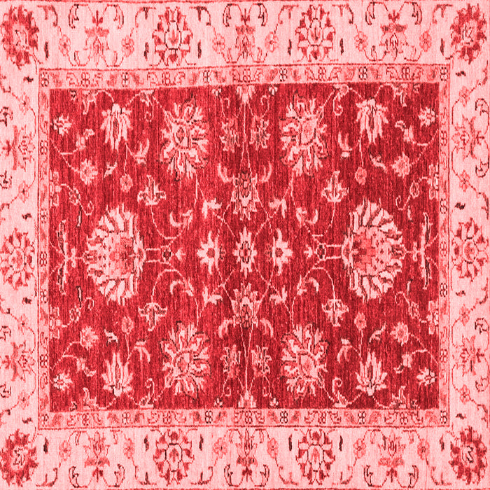 Machine Washable Oriental Red Traditional Rug, wshabs2500red