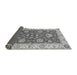 Sideview of Oriental Gray Traditional Rug, abs2500gry